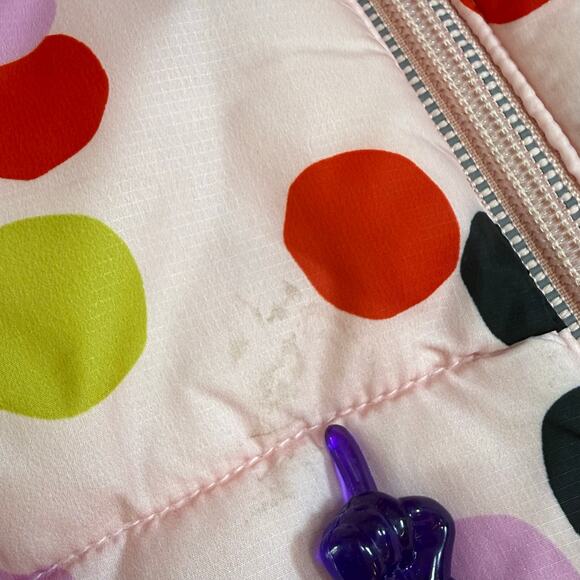 Hanna Andersson Polka Dot Insulated Full Zip Snowsuit Size 3T Flip Mitten & Feet - Picture 10 of 16